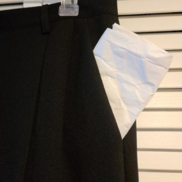 Evan-Picone 3 Pc Suit. Black Blazer Duster Jacket, pencil skirt & pants size 10. - Picture 14 of 14